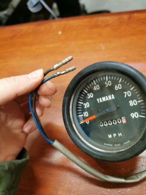 NOS Yamaha 1972 LS2 SPEEDOMETER 327-83510-40-00 Y115