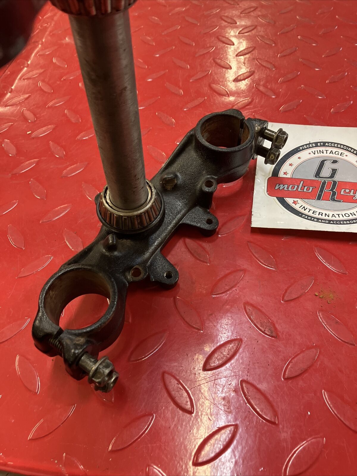 Honda CR80R 1990 steering stem triple clamp tree 1987 - 1995 53230-GS2-000