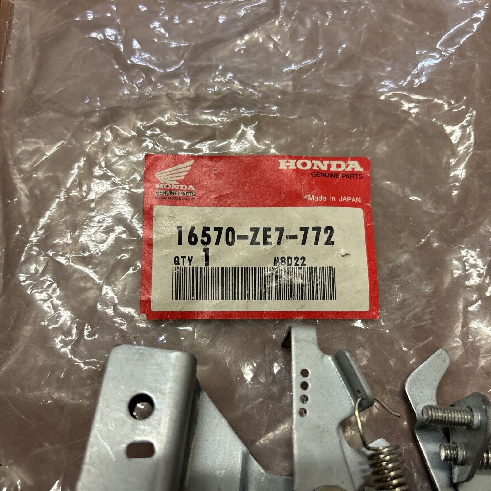 NOS Honda GXV160 CONTROL 16570-ZE7-772 H149