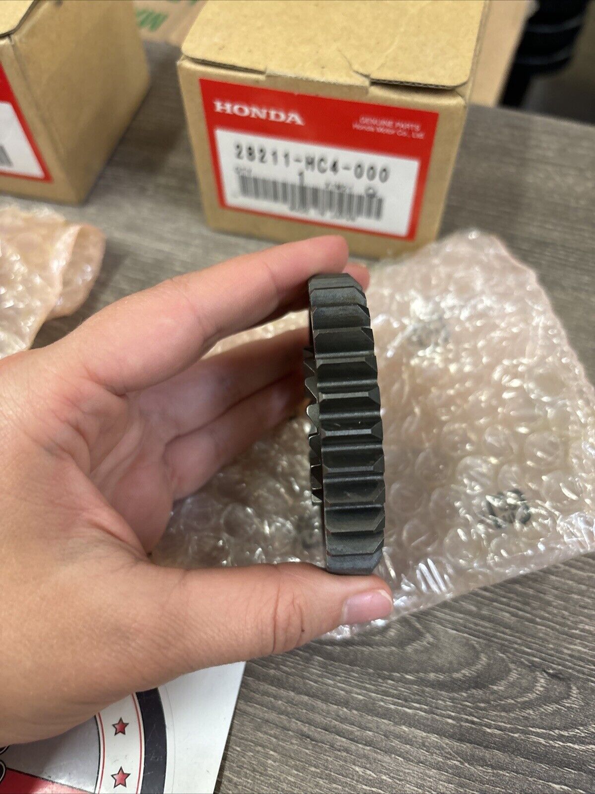 NOS Honda TRX300 KICK START PINION & RATCHET 28211-HC4-000 28213-HC4-000 H129
