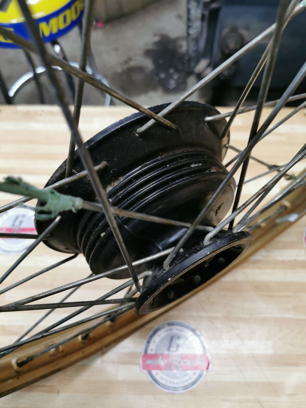 Honda XL200R 1983 front wheel rim hub 1984 44601-KB9-010