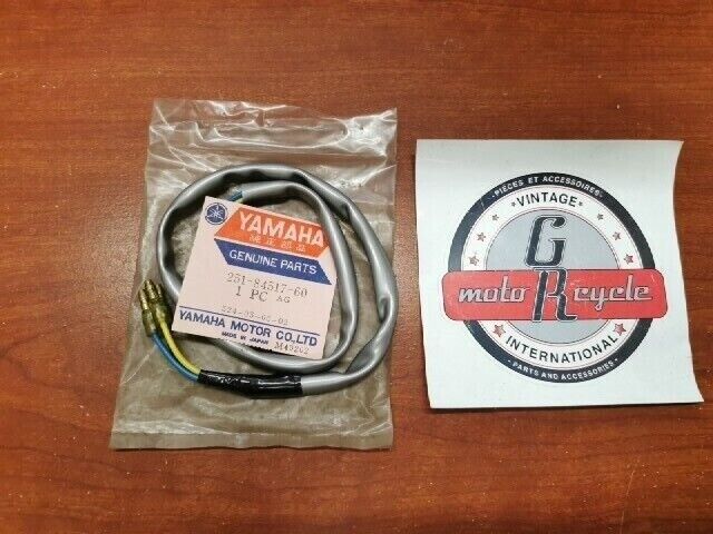 NOS Yamaha AT1 AT2 AT3 CT1 CT2 CT3 DS7 R5 TAIL LAMP CORD 251-84517-60-00 Y130