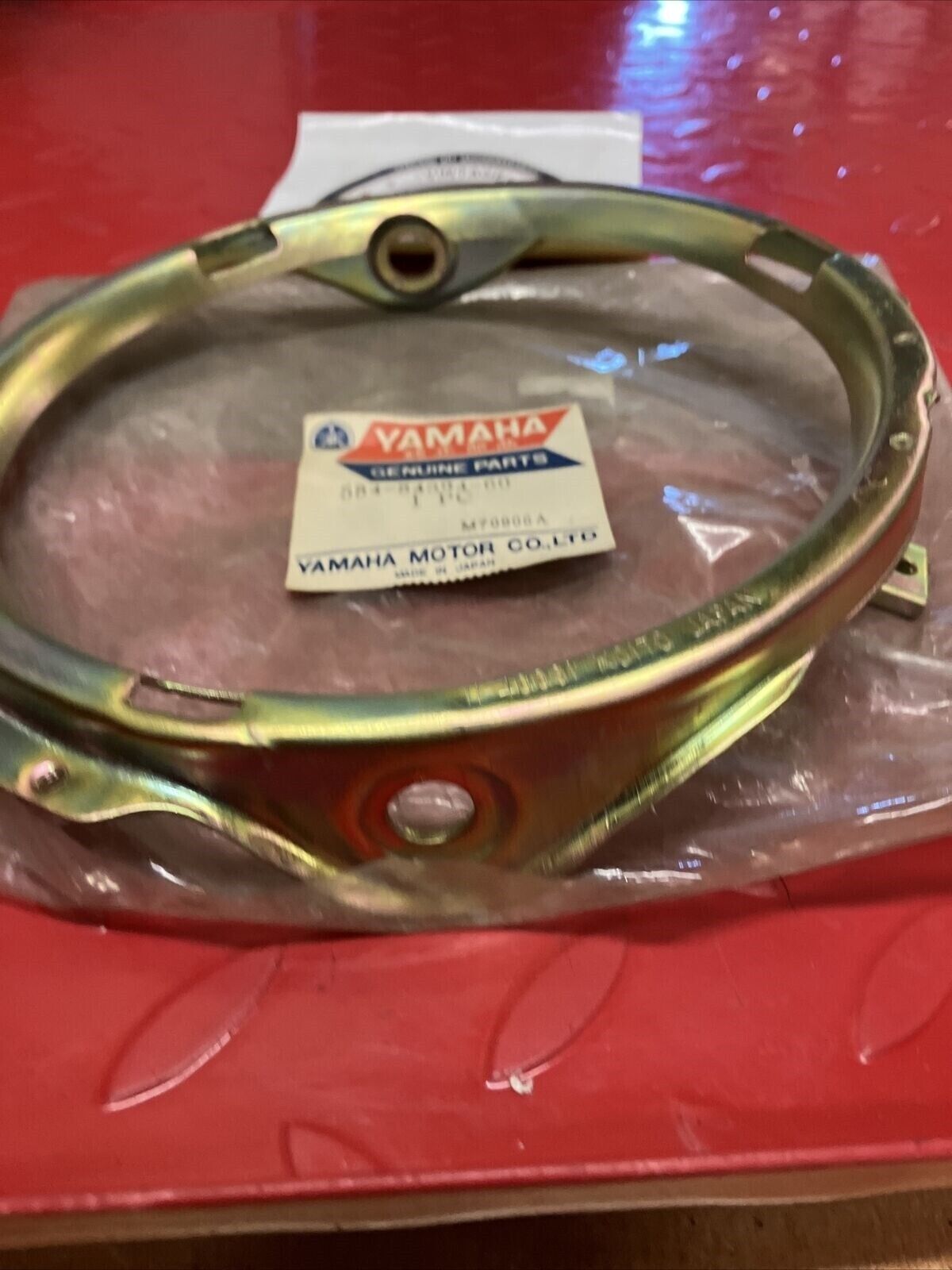 NOS YAMAHA HEADLIGHT MOUNTING RIM SUB BY 584-84330-61-93 / 447-84394-69-00 Y59