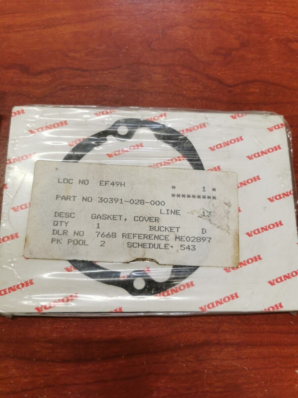NOS Honda ST90 SL90 CT90 K1-K4 ATC90 ATC110 POINT COVER GASKET 30391-028-000 H67
