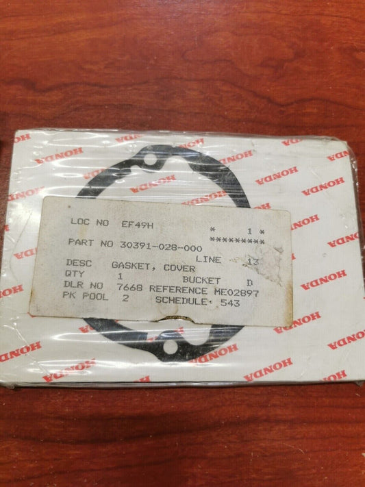 NOS Honda ST90 SL90 CT90 K1-K4 ATC90 ATC110 POINT COVER GASKET 30391-028-000 H67