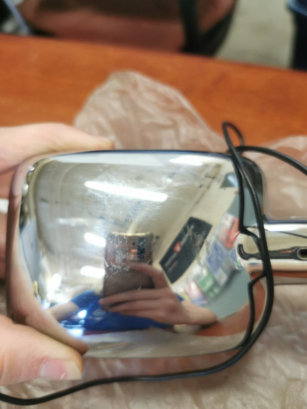 NOS Yamaha XS1100 REAR FLASHER LIGHT CHROME 2H7-83330-70-93 SUB 2H7-83330-7 Y165