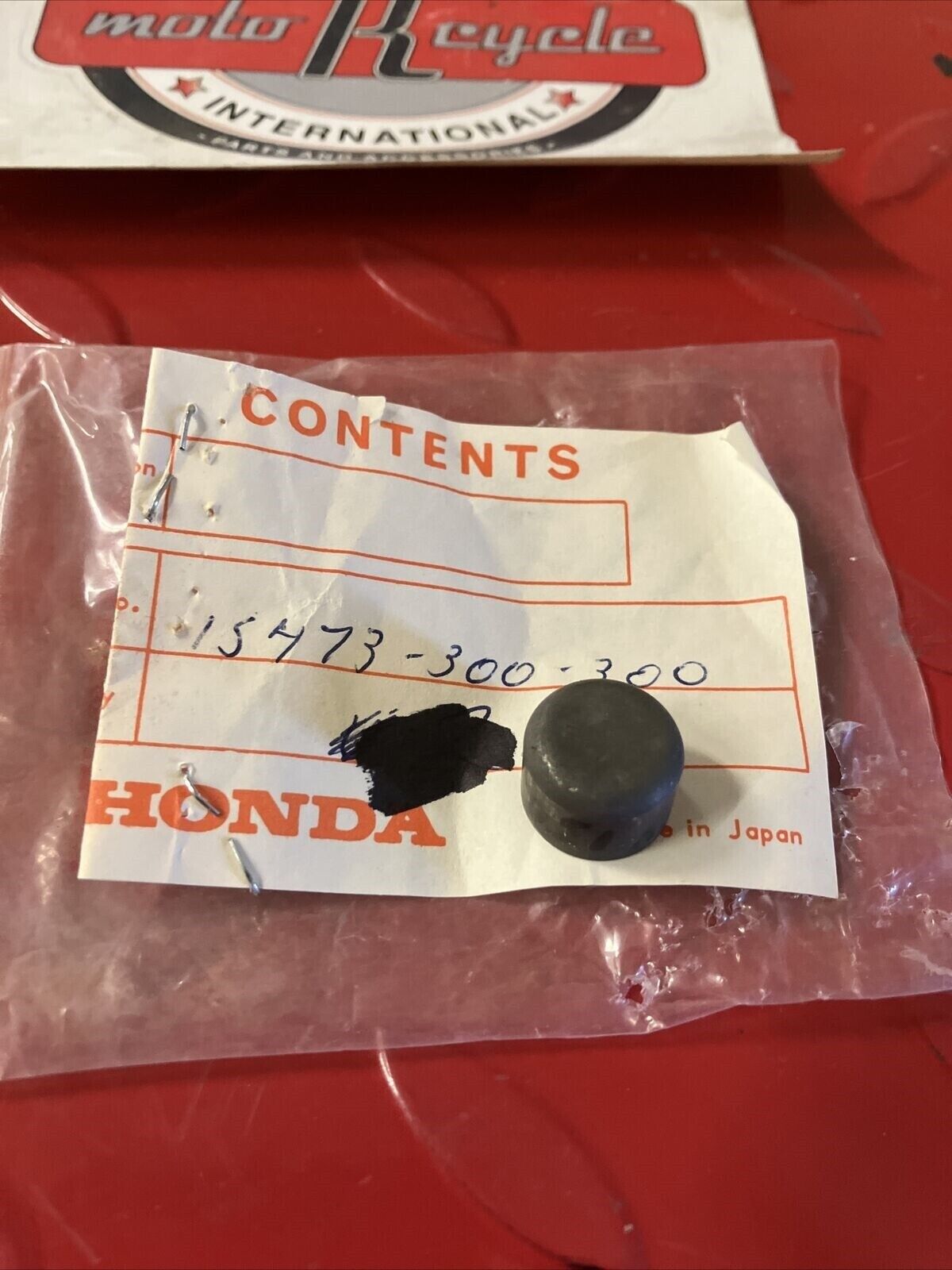 NOS HONDA CB750 CB350 CB450 CB550 GL1000 TRX400 CHECK VALVE 15473-300-300 H24