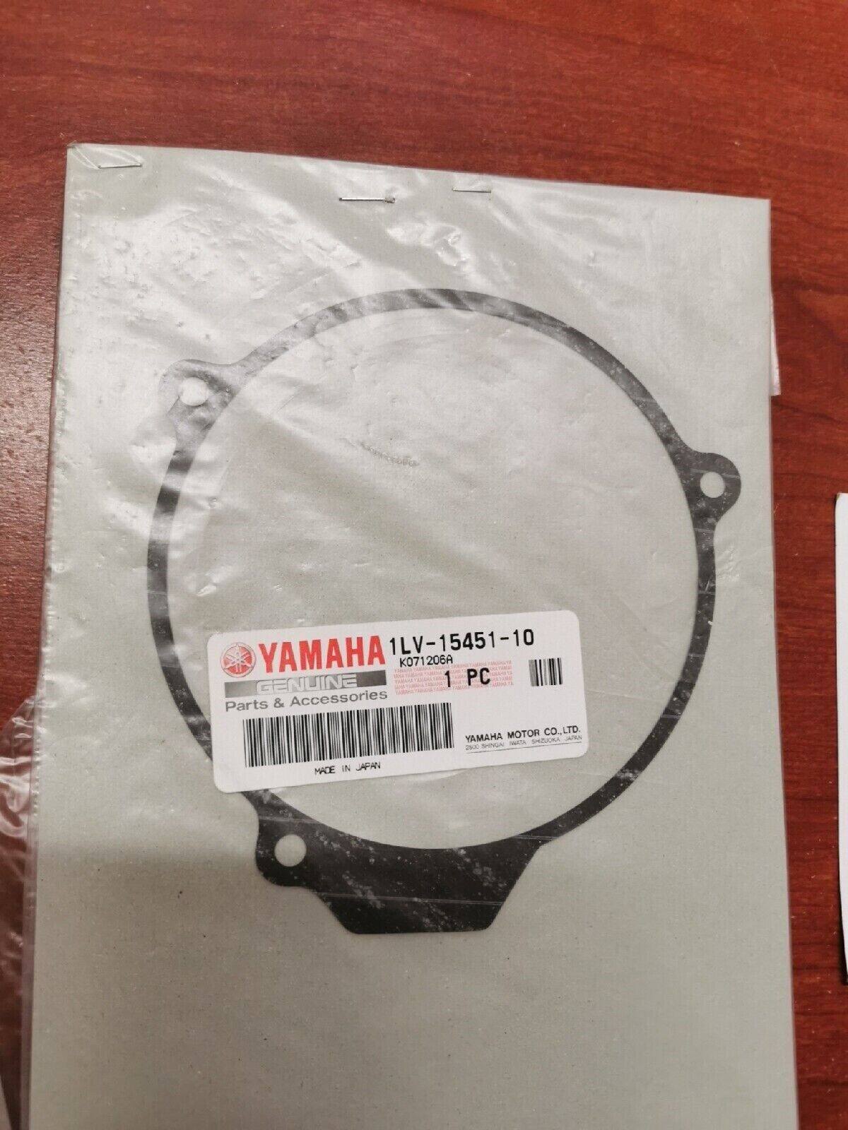 NOS Yamaha 1986- 90 YZ490 92 93 WR500 CRANKCASE COVER GASKET 1LV-15451-00-00 Y73
