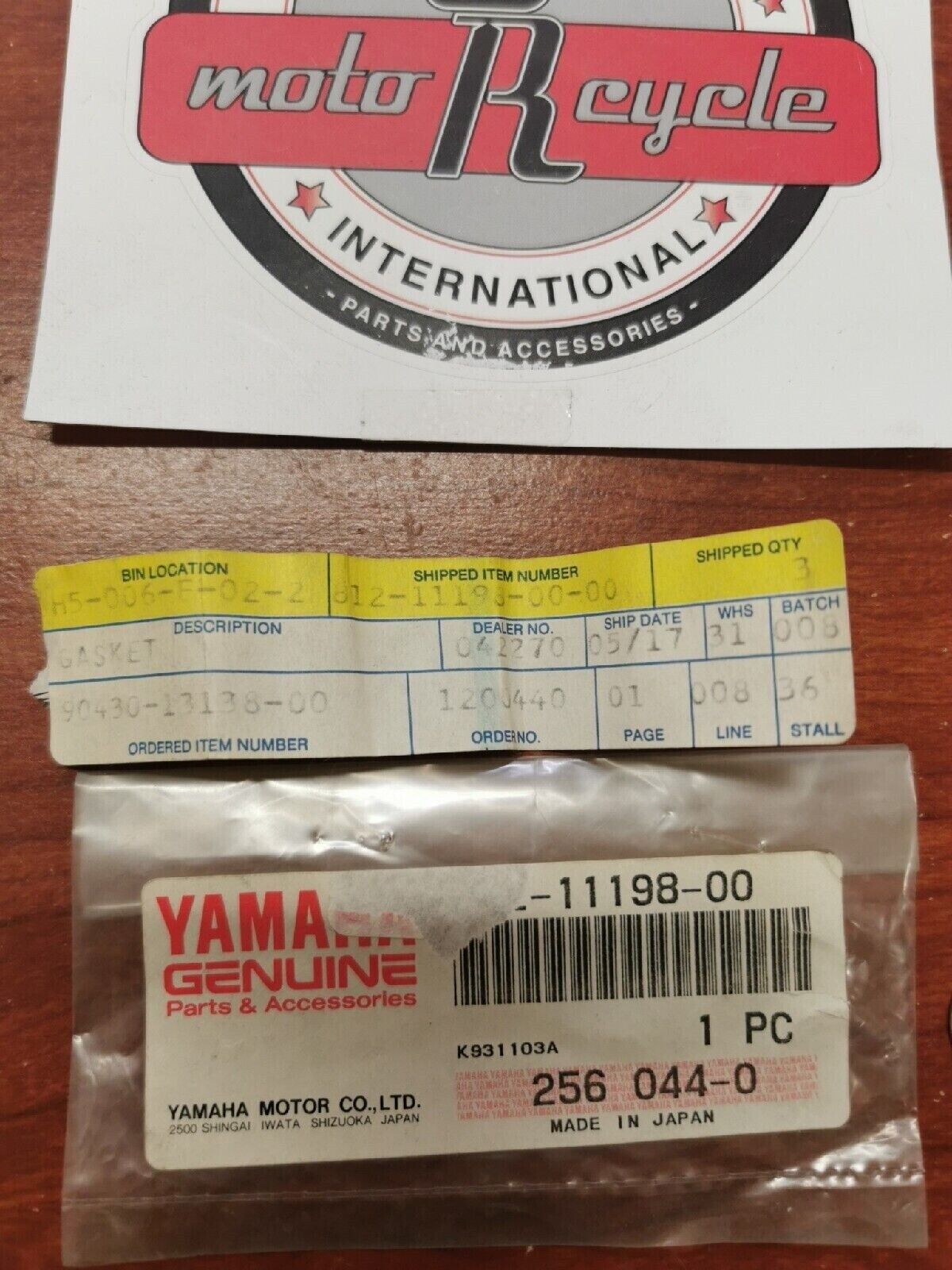 NOS Yamaha YG6600 EF4000 EF5000 YP20 YP30 CRANKCASE GASKET 812-11198-00-00 Y77