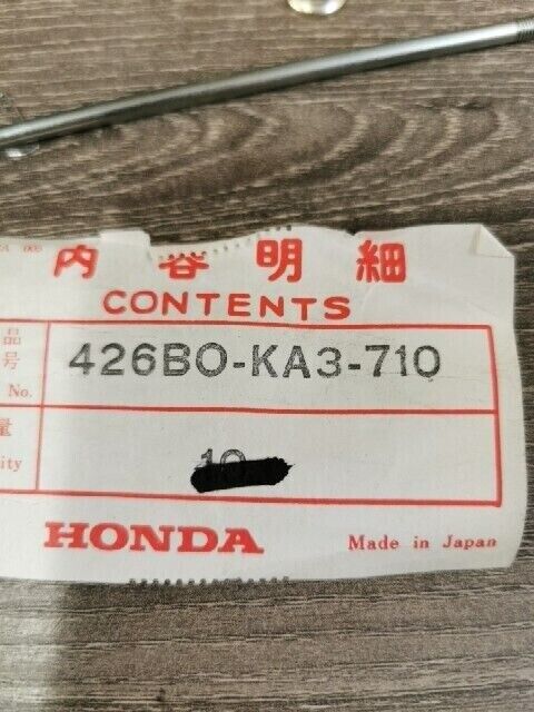 NOS HONDA CR125 1983 SPOKE SET B REAR WHEEL 426B0-KA3-710 H101
