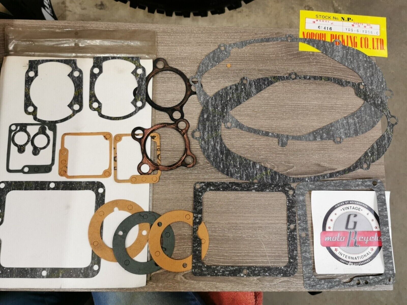 NOS NOBORU NP YDS-6 YDS6-6 INCOMPLETE  GASKET KIT SET MODEL 61416 J46
