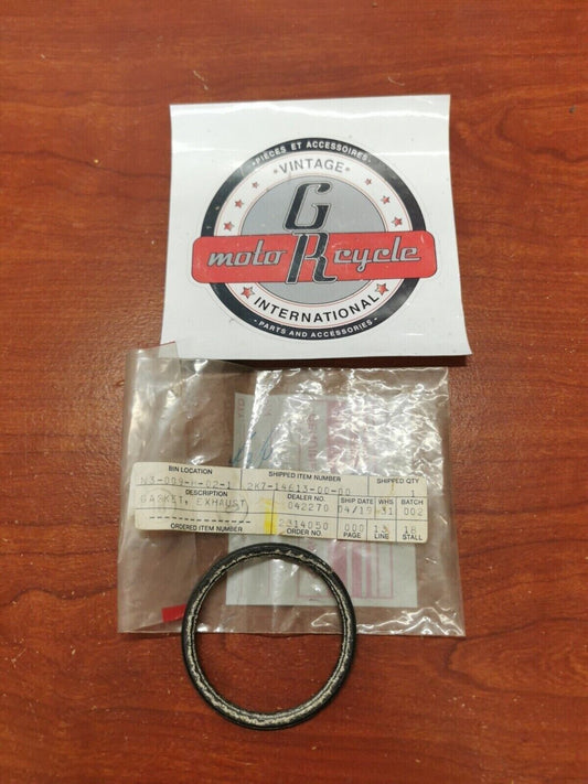 NOS YAMAHA YZ250C D E EXHAUST PIPE GASKET 2K7-14613-09-00 Y72