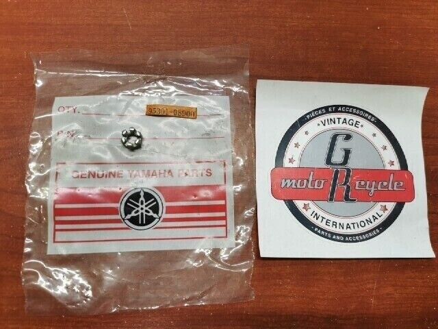 NOS Yamaha YZ125 YZ250 YZ490 SLOTTED NUT 95301-08900-00 SUB 95307-08900-00 Y129