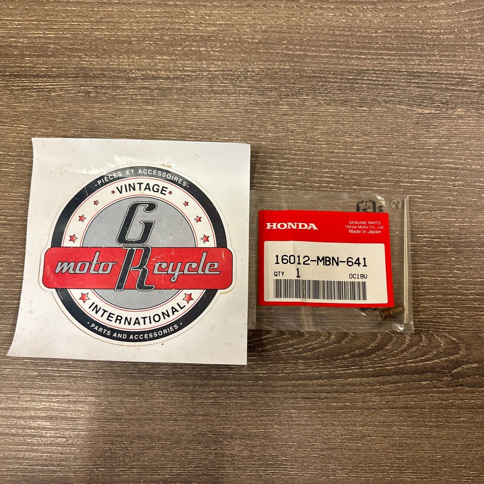 NOS Honda 2000 - 2006 XR650R NEEDLE JET SET 16012-MBN-641 H158