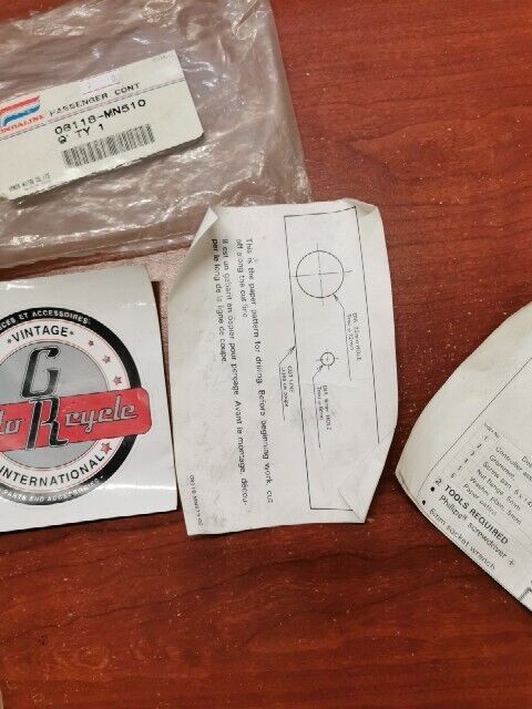 NOS Honda NT650 PASSENGER CONT 08118-MN5-10 SUB 08P56-MAM-800 08118-MN5-15 H106