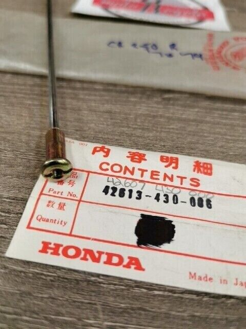NOS HONDA CR250R 1978 REAR SPOKE ASSY 42613-430-006 SUB BY 42607-430-000 H79