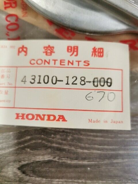 NOS HONDA CB100 1970 - 1972 CL100 CB125S1 PANEL REAR BRAKE 43100-107-000 H88