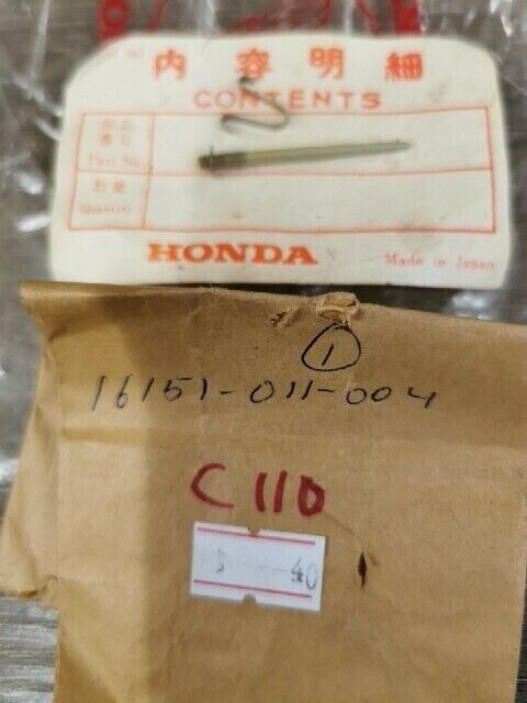NEW NOS HONDA C110 C115 CA110 S65 NEEDLE JET 16151-011-004 H81