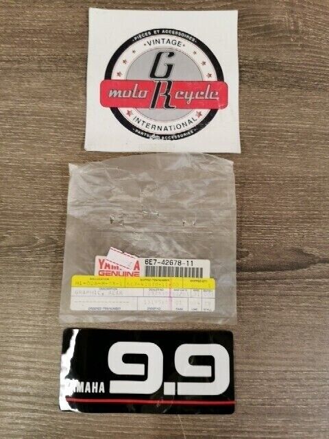 NOS YAMAHA GRAPHIC REAR 6E7-42678-11-00 Y112