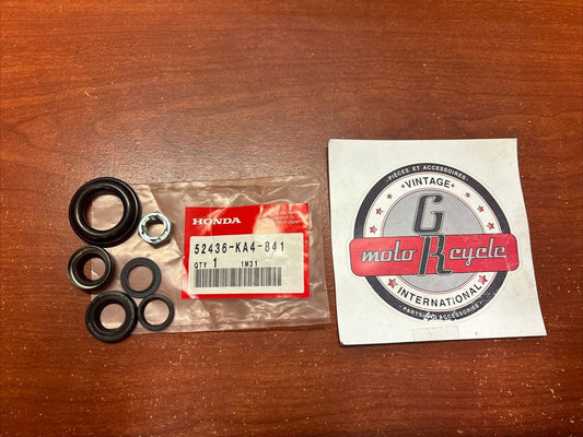 NOS Honda 85 - 87 CR250R CR500R REAR SHOCK ABSORBER SEAL SET 52436-KA4-841 H143