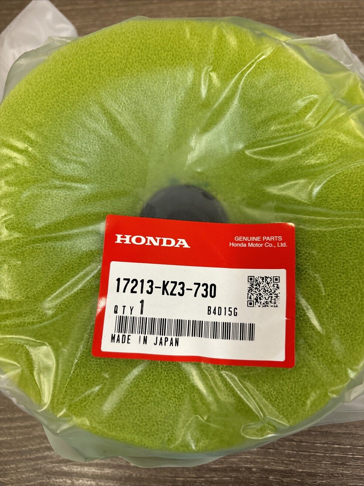 NOS Honda CR125R CR250R CR500R AIR CLEAN ELEMENT 17213-KZ3-730 H116