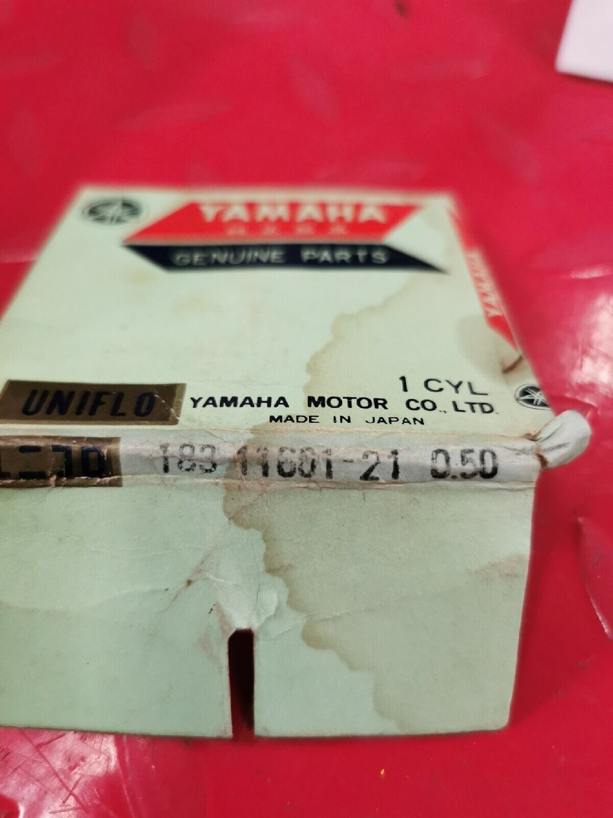 NOS YAMAHA  AS2 YAS1  1968   1969  PISTON RING SET .50   183-11601-21 Y51