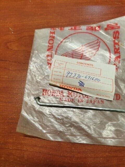 NOS Honda XL250 REAR WHEEL SPOKE BS SOLD EACH 97370-69161-10 H73