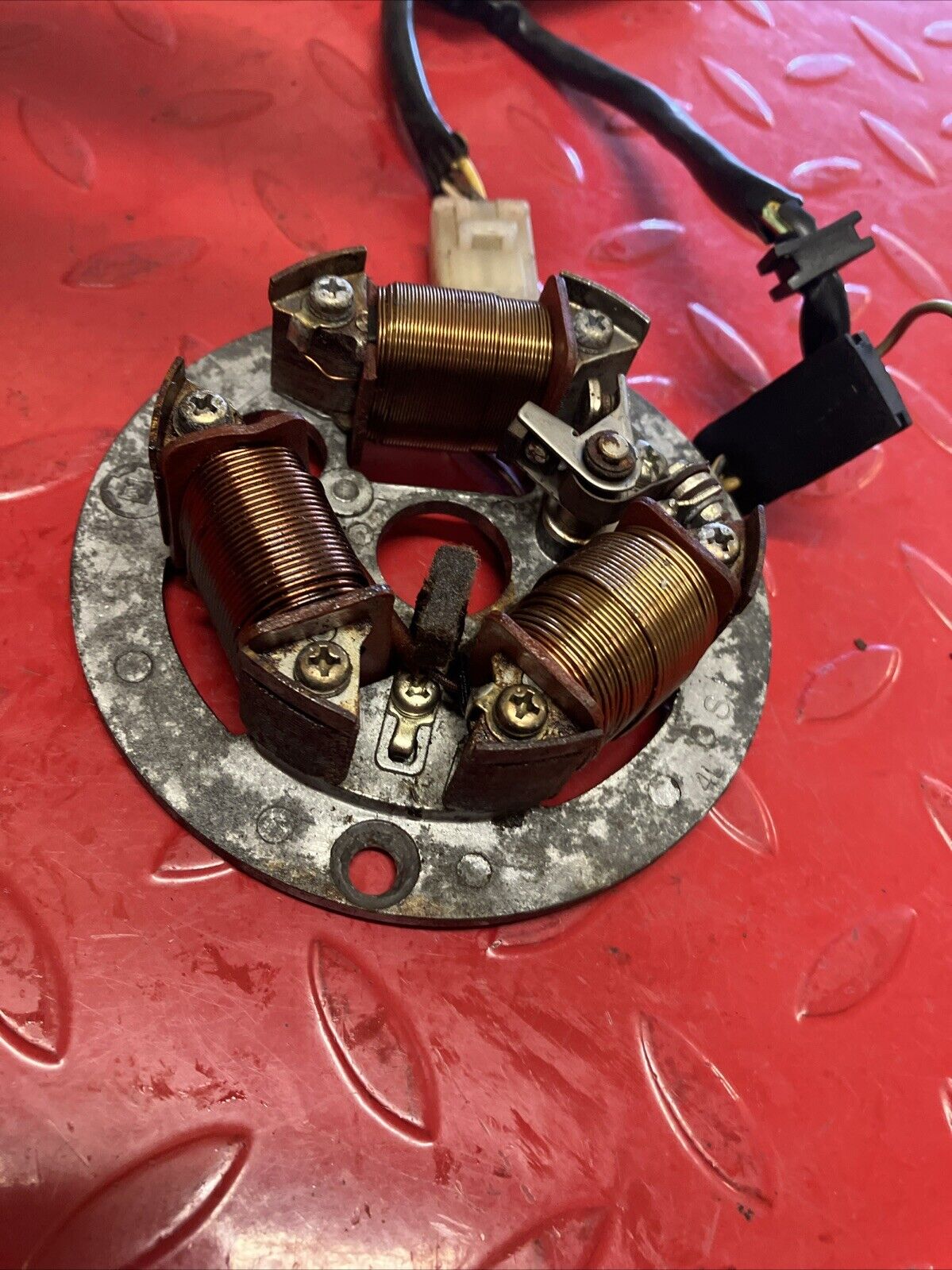 Honda MT125 1975 stator flywheel assy rotor magneto alternator 1974 1976