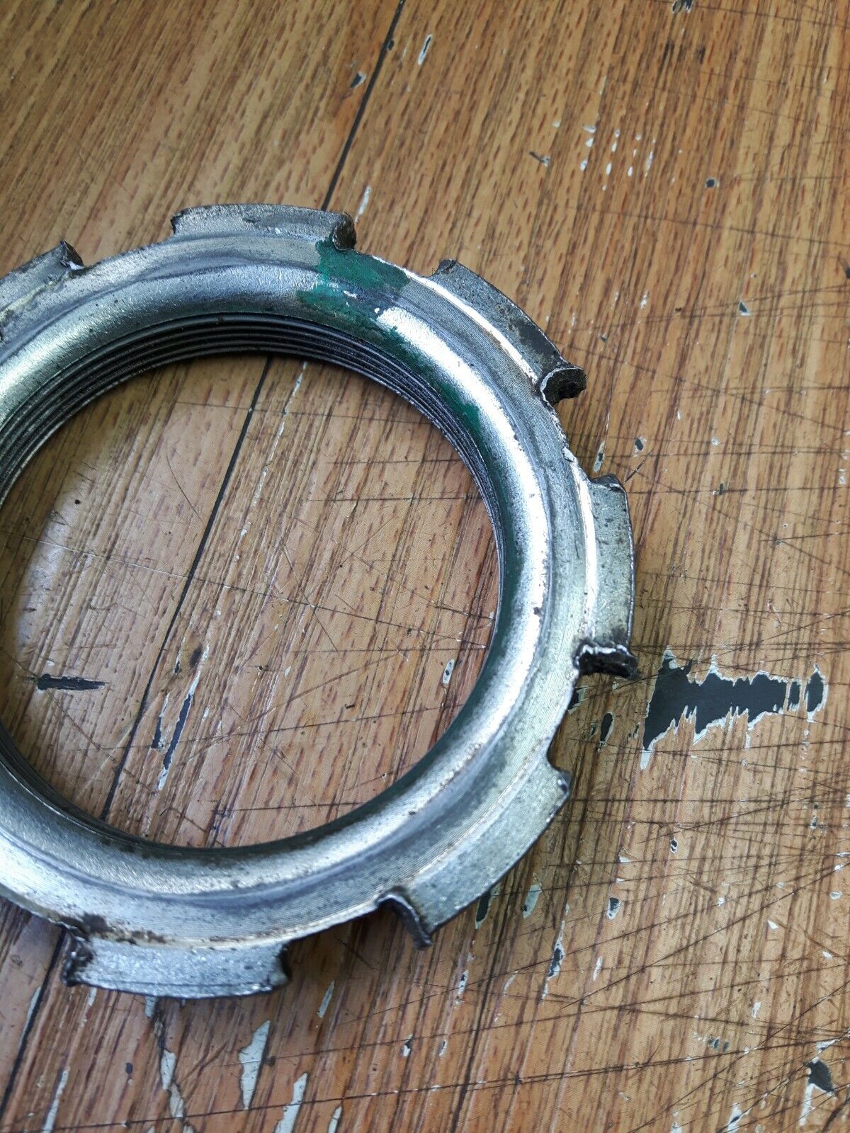 Honda CR250R 1988 rear shock absorber coil spring nut adjuster