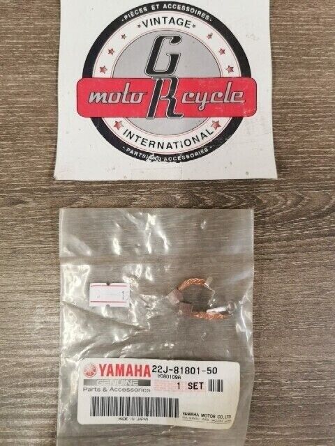 NOS YAMAHA YFM100A YFM80E YFM80G 1991 - 1995 BRUSH SET 22J-81801-50-00 Y104