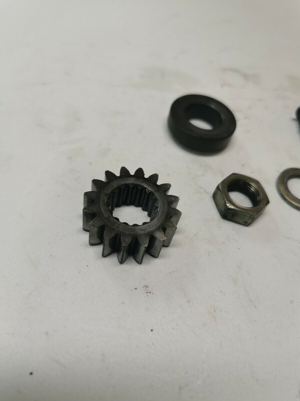 Honda XL100S 1981 primary drive gear nut washer