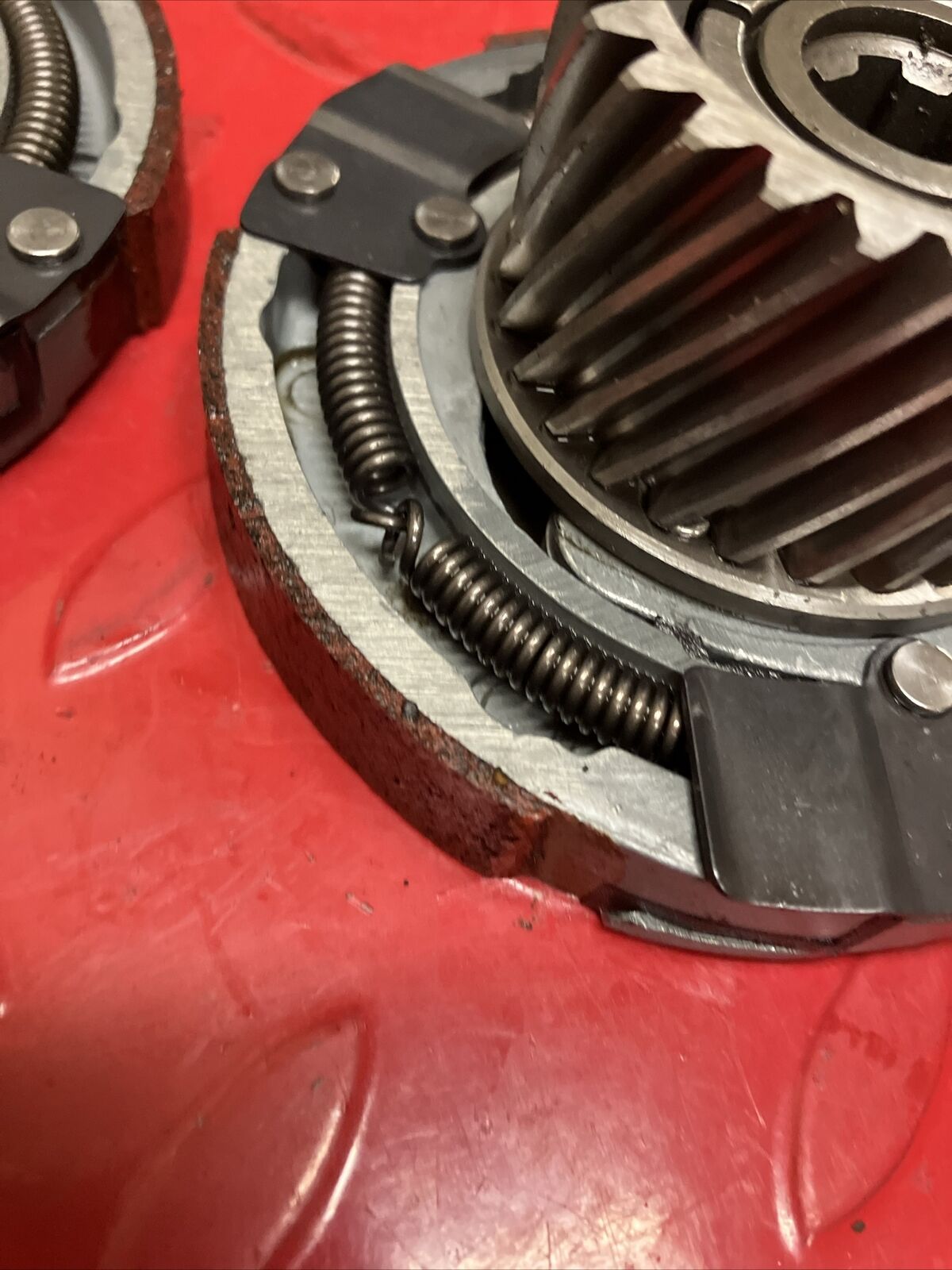 Yamaha LB50 1975 1F1 Chappy 50 clutch assembly carrier primary gear drive driven