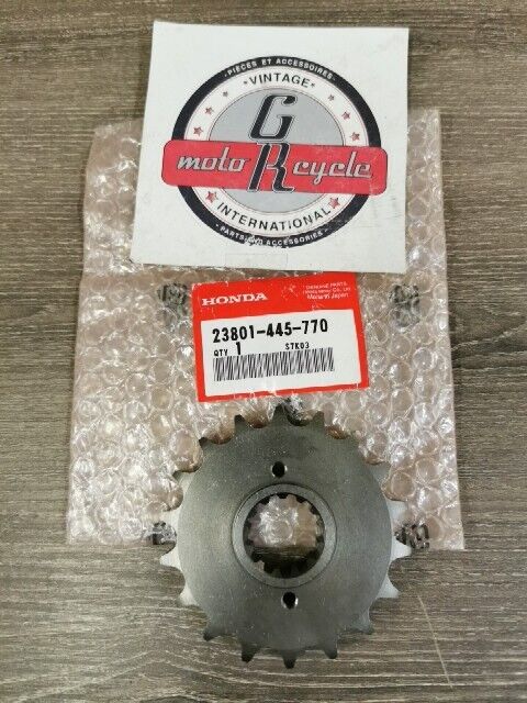 NOS HONDA CB750C CB750F CB750K CB750SC SPROKET DRIVE 18T 23801-445-770 H109