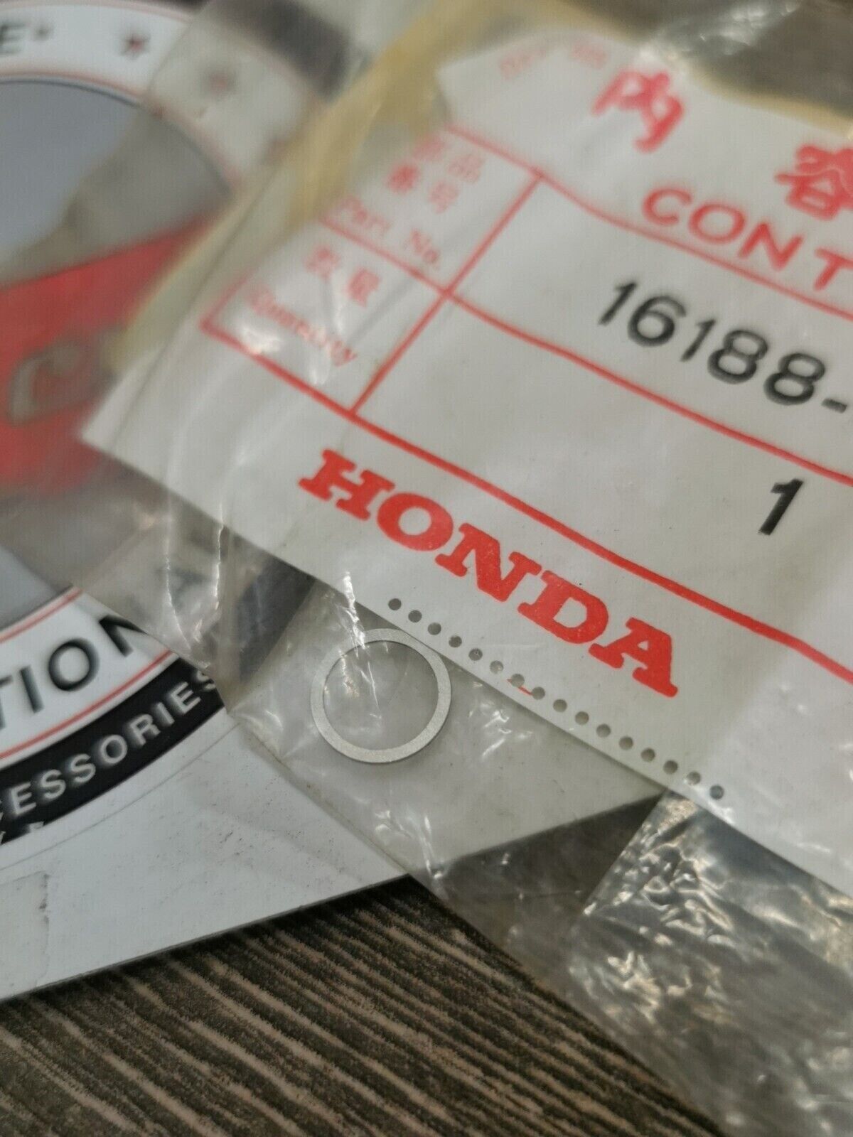 NOS HONDA CT70 WASHER FIBER  16188-040-004 H53