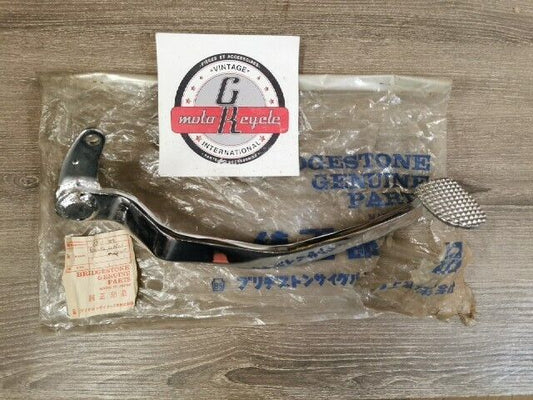 NOS BRIDGESTONE 350 GTR GTO REAR BRAKE PEDAL LEVER ARM 3810-9000-XCI B2