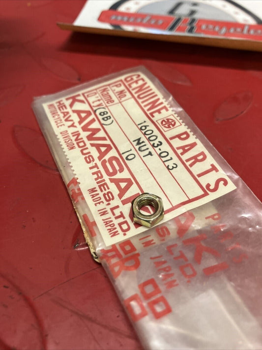 NOS KAWASAKI NUT 5MM 16003-013 K17
