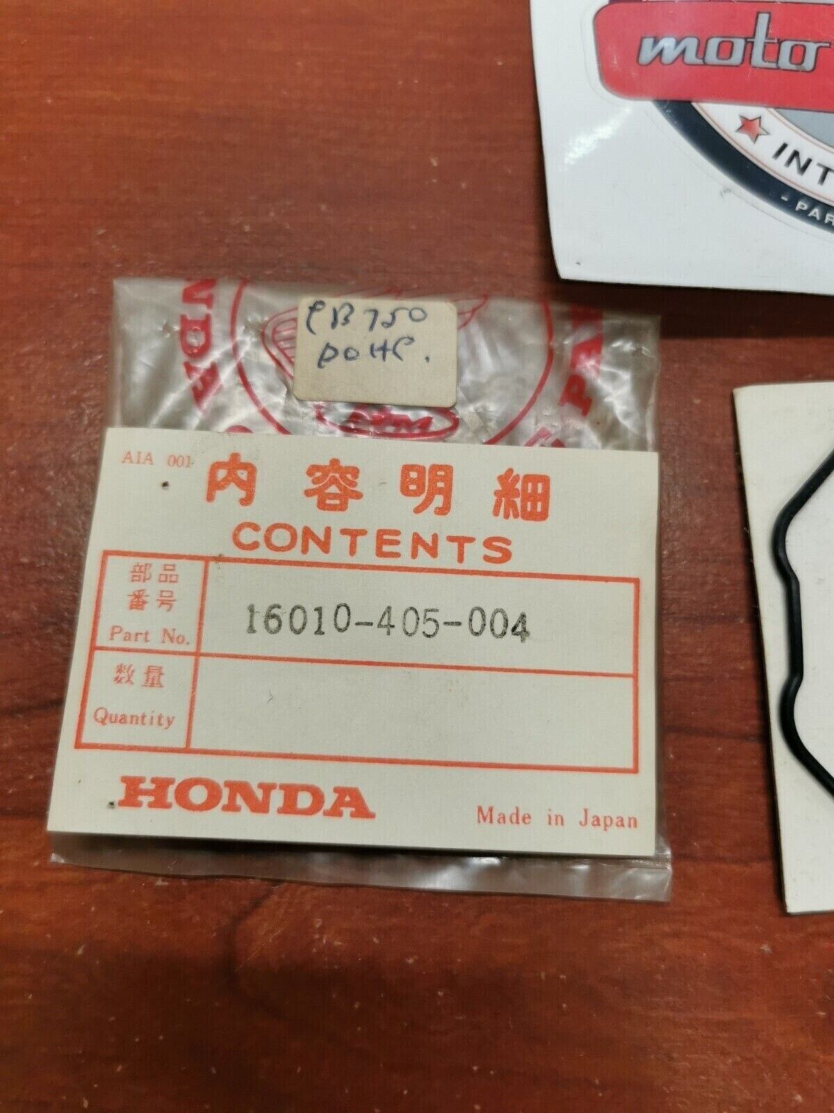 NOS Honda 1977 1978 CB750F CB750K GASKET KIT INCOMPLETE 16010-405-004 H64