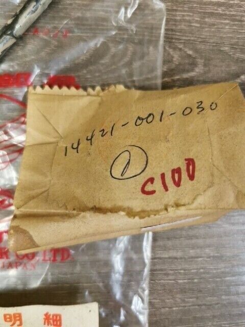 NOS HONDA C100 C102 C105 C105T C310S C320S ROD EXHAUST PUSH 14421-001-030 H95