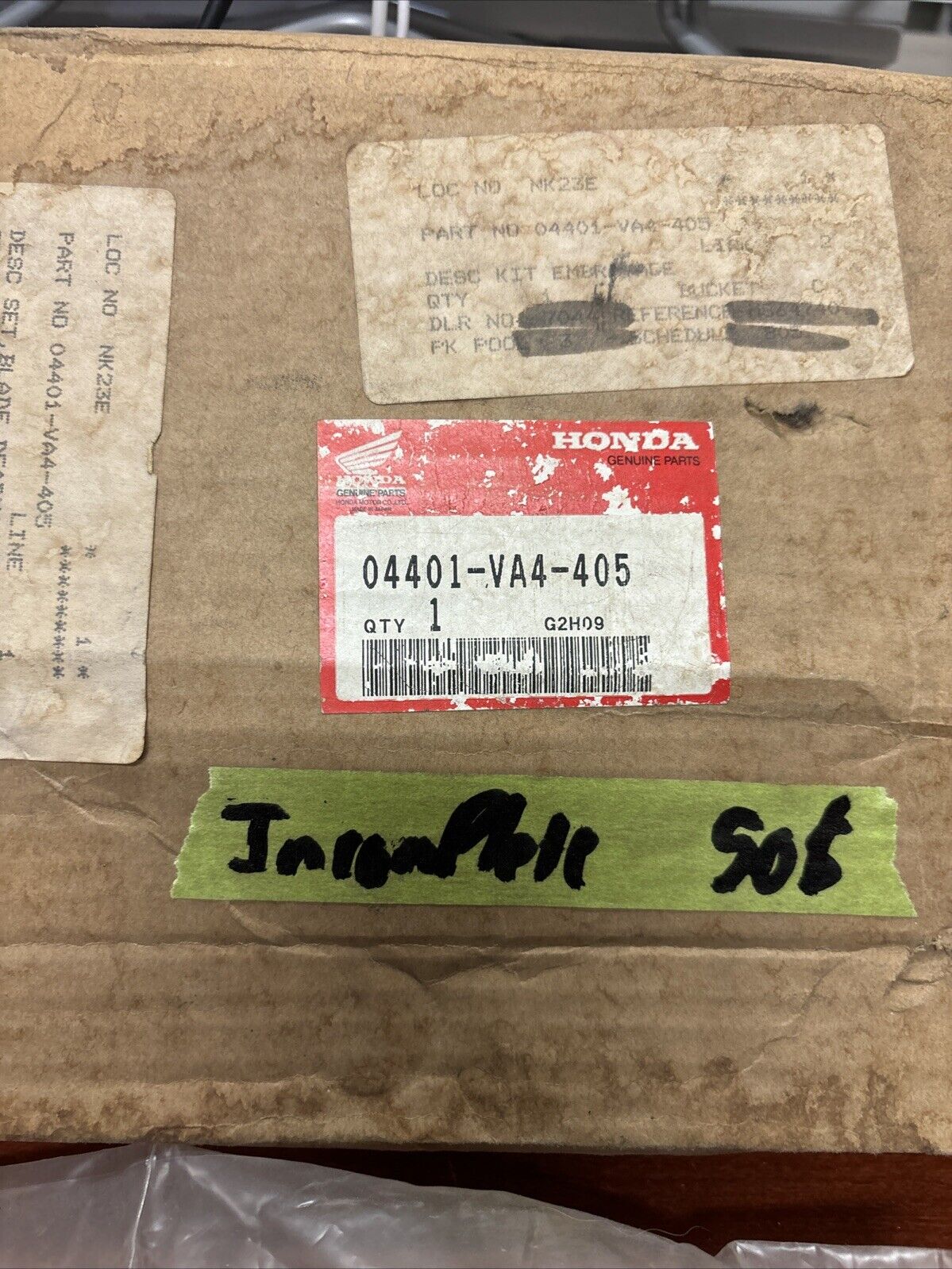 NOS Honda HR194 BRAKE DISK KIT INCOMPLETE 04401-VA4-405 SUB H174