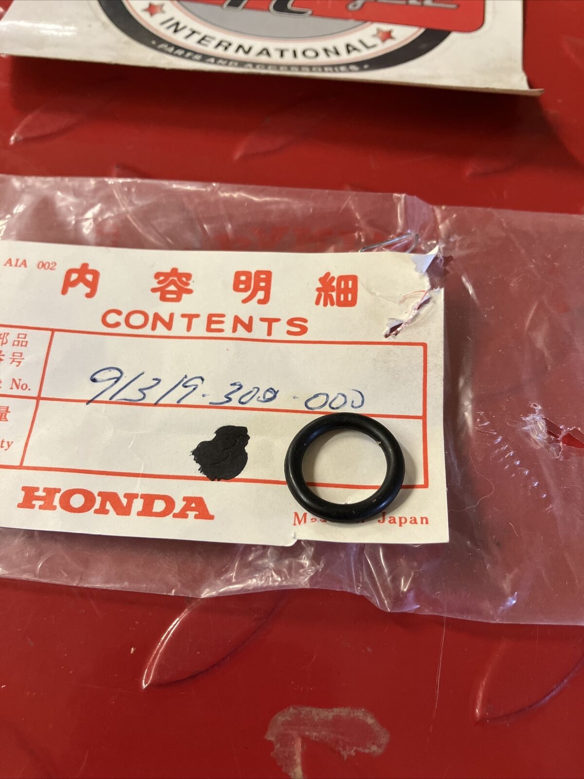 NEW NOS HONDA O RING 91319-300-000 H24