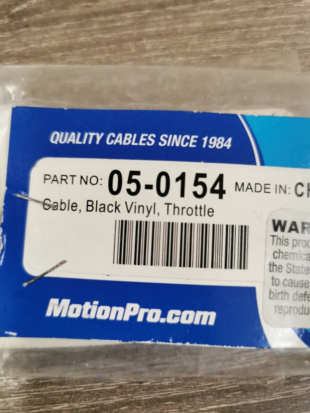 NOS MOTION PRO YAMAHA BIG BEAR 350 Throttle Cable  05-0154 J41