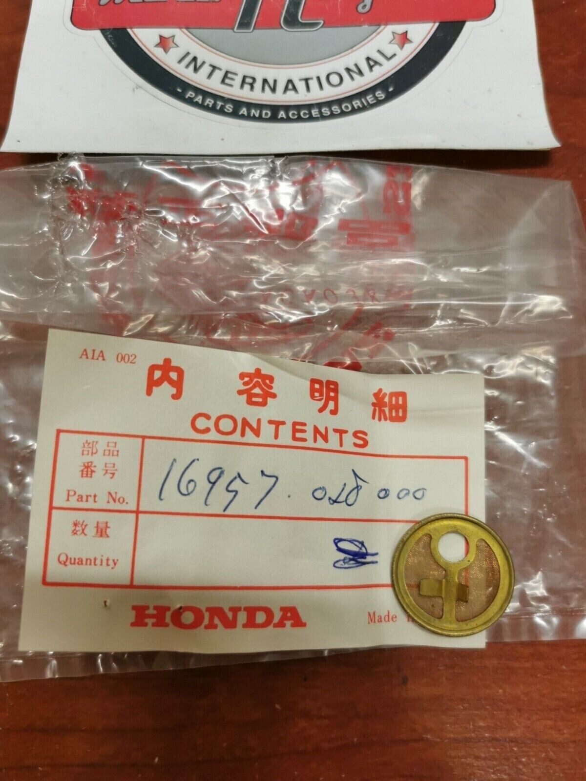 NOS Honda CA175 CB175 CB450 CL175 XL125 SCREEN 16957-028-000 H64