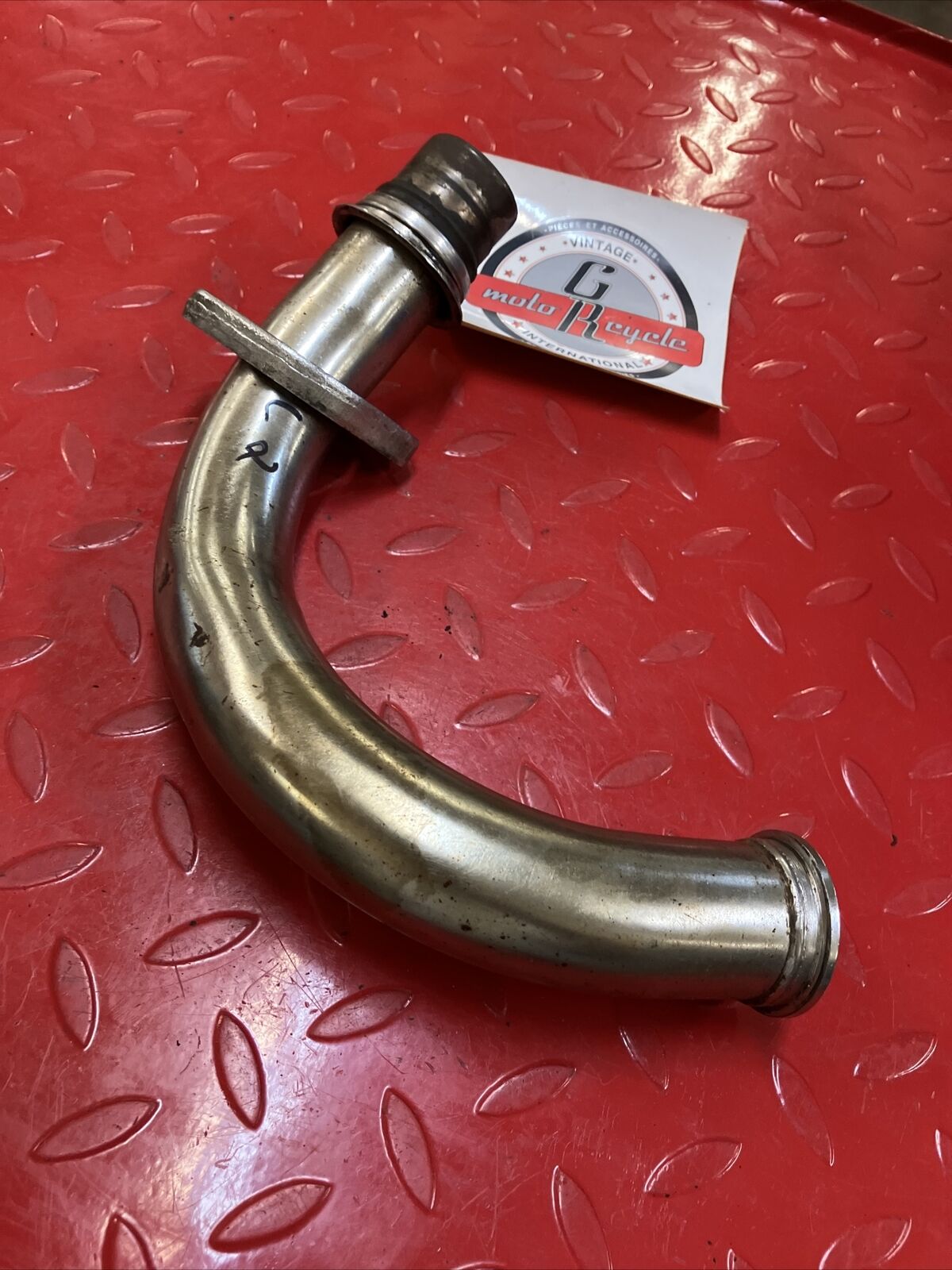 Yamaha RD400 1977 Left exhaust pipe header 1976 1978 2