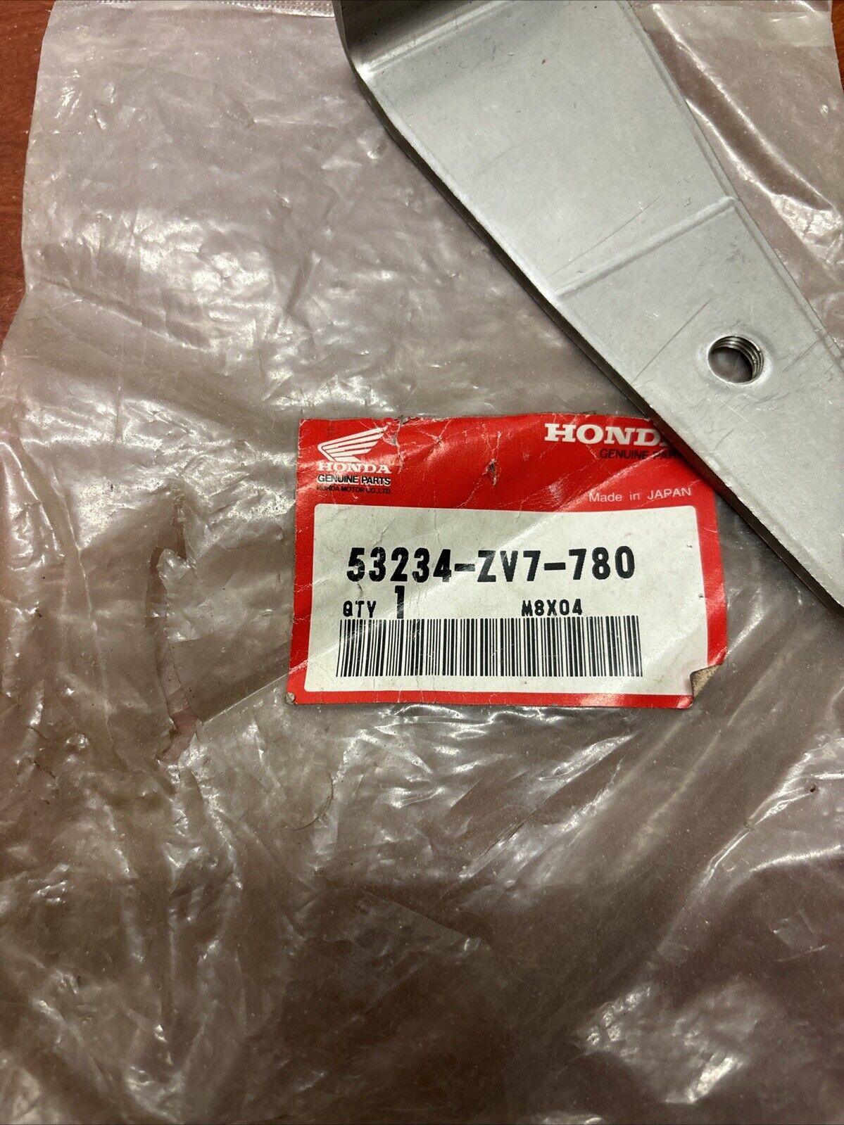 NOS Honda BF25 BF30 STEERING PLATE 53234-ZV7-780 SUB 53234-ZV7-781 H183