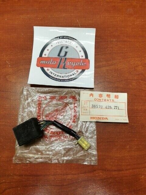 NOS Honda CB650 CB750L CX500C GL400C GL500C STOP WARNING 38570-426-771 H69