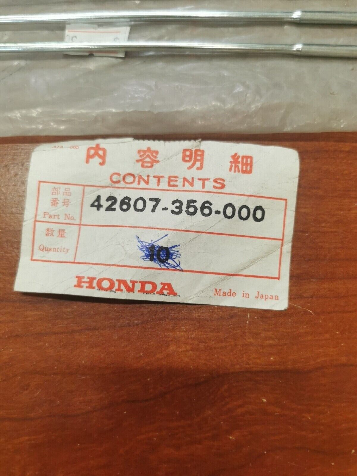 NOS Honda 1976 - 1978 XL350 XL250 SPOKE B, REAR 42607-356-000 H36 