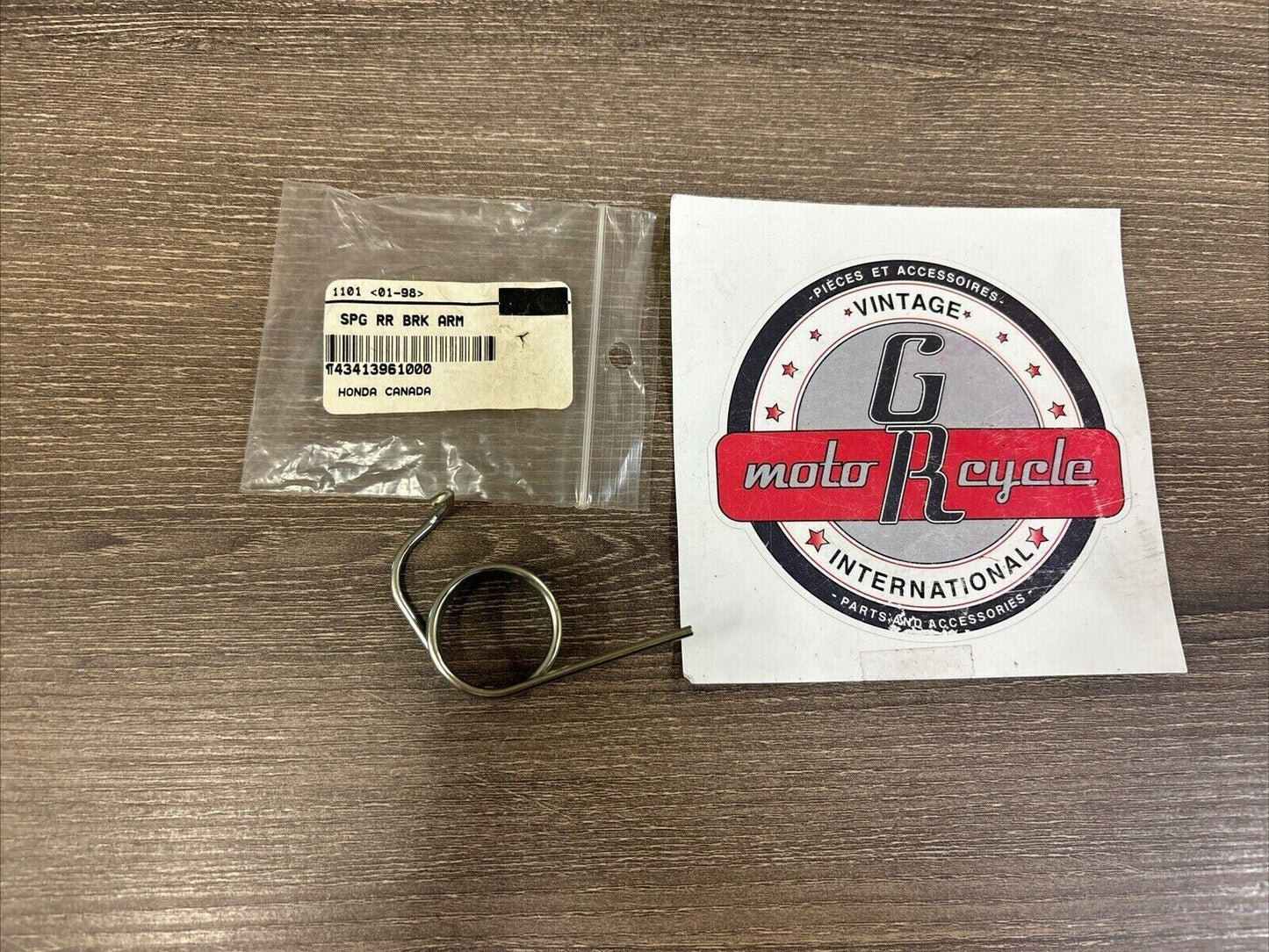 NOS Honda 1981 ATC250R REAR BRAKE ARM RETURN SPRING 43413-961-000 H121