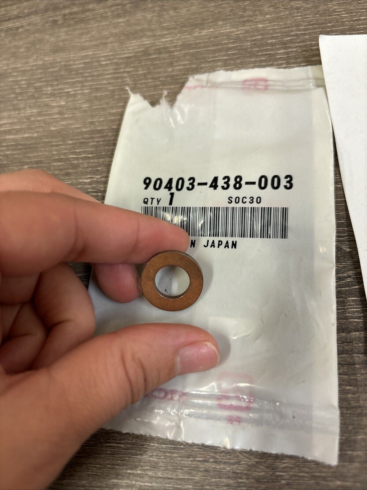 NOS Honda CB1100 CB750 CB900 CBX1000 NSR250R SEAL WASHER 10MM 90403-438-003 H128