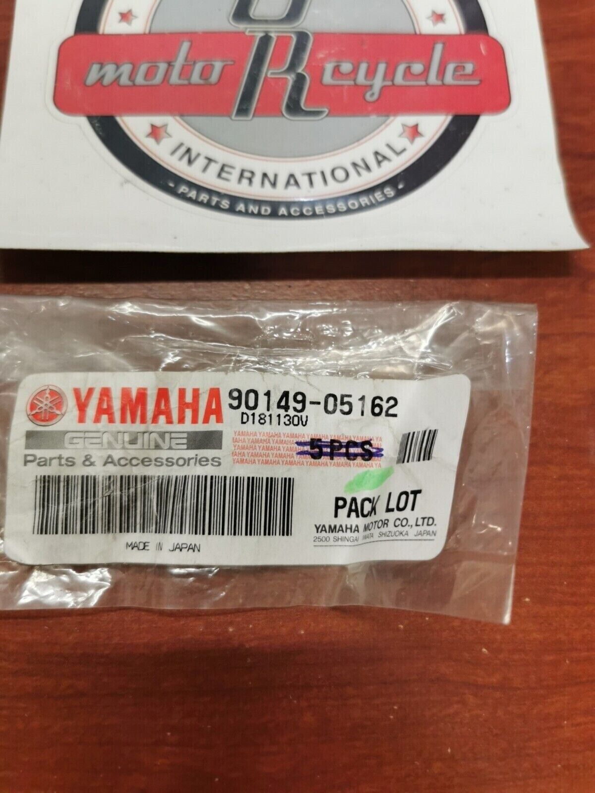 NOS Yamaha PW50 YZ450 YZ250 WR450 WR250 SCREW 90149-05162-00 Y82