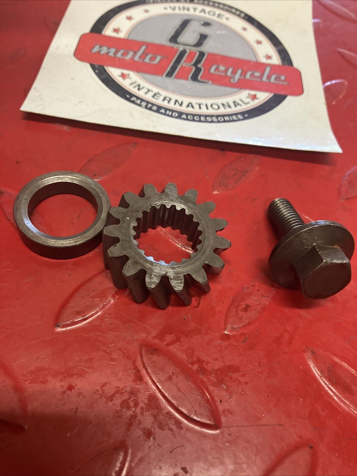 Honda MT125 1975 Crankshaft primary drive gear 1974 1976